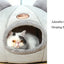 CozyNest Large Winter Cat Sofa Bed